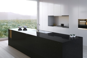 Silestone Kitchen - Negro Stellar Sin Lampara